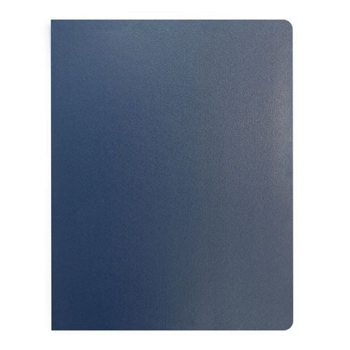 Royal Blue/Navy 8.75" x 11.25" Regency Leatherette Vinyl Covers [Unpunched] - 100pk Image 1