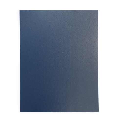 Close-up view of a smooth, textured Royal Blue/Navy Regency Leatherette Vinyl Cover sheet with a rich, deep blue color.