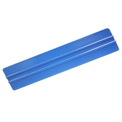 12" Blue Plastic Squeegee Image 1