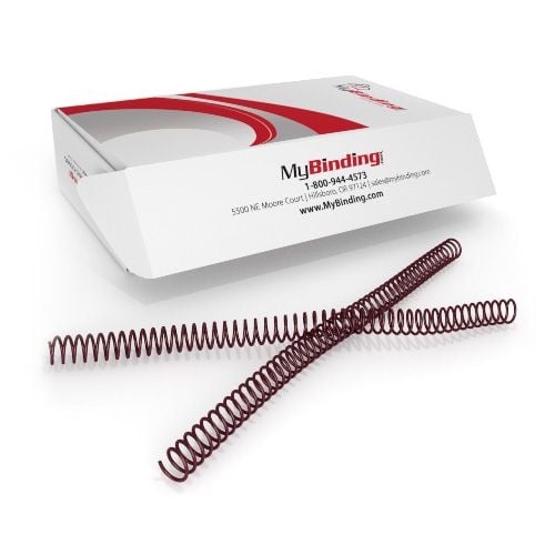 15mm Black 4:1 Pitch Spiral Binding Coil - 100pk  Image 1