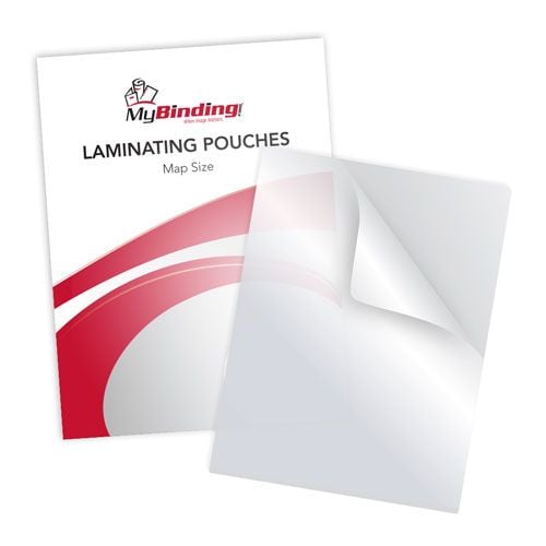 3MIL Map Size 18" x 24" Laminating Pouches - 100pk image 1