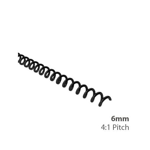 6mm 4:1 Pitch Spiral Binding Coil - 100pk 6mm 4:1 Pitch Spiral Binding Coil - 100pk