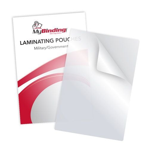 7MIL Military 2-5/8 Inch x 3-7/8 Inch Laminating Pouches - 100pk Image 6