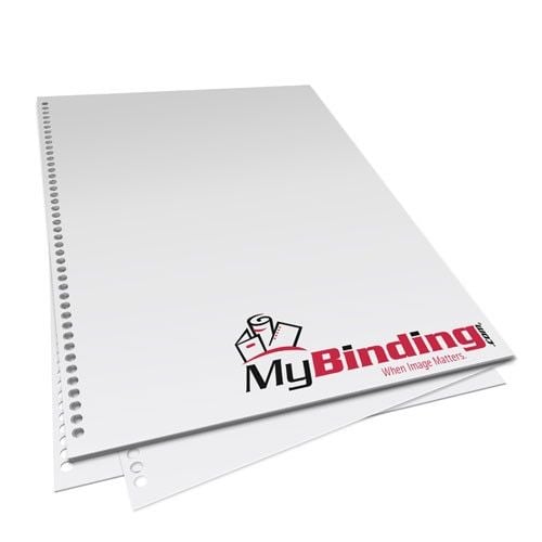 A4 Size 20lb 4:1 Coil 43 Hole Pre-Punched Binding Paper - 500 Sheets Image 1
