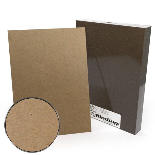 A4 Size Chipboard Covers with a smooth brown finish, perfect for providing sturdy backing or protection for documents.