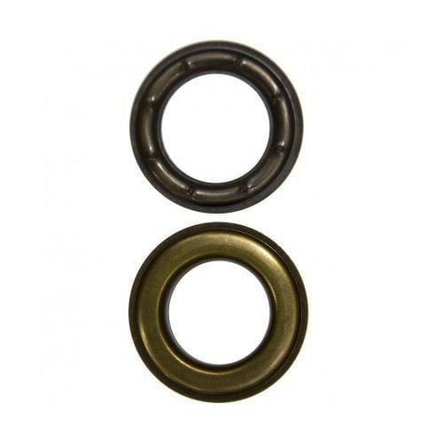 #3 (7/16") Self-Piercing Antique Brass Grommets - 500/Pack Image 1