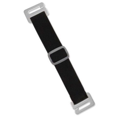 Black Adjustable Elastic Arm Band Straps - 100pk Image 1