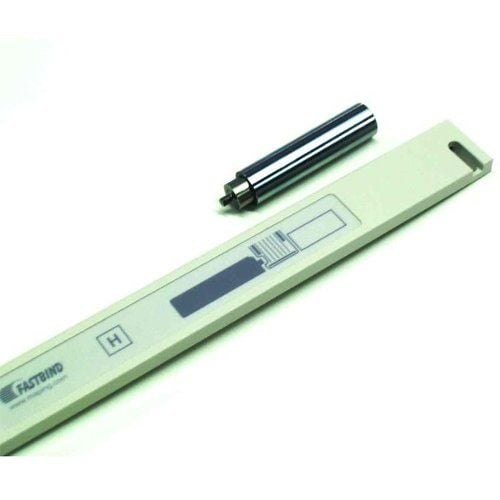 Fastbind Hard Cover Toolkit for Elite XT Perfect Binder, featuring a precision metal tool and white guide strip for hardcover bookbinding.