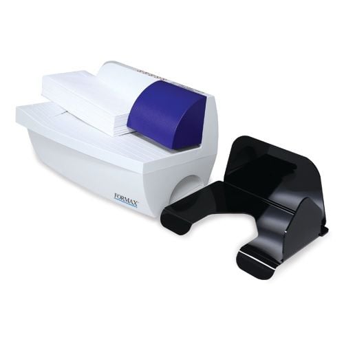 A Formax FD442 Automatic Letter Opener, designed for fast and efficient envelope opening, shown with its compact and user-friendly design.