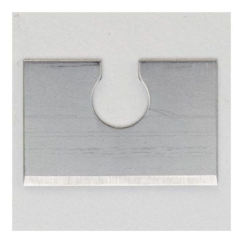 A single-edge Fletcher M-3000 Replacement Mat Cutting Blade designed for use with the F3000 Cutter, shown on a plain background. A single-edge Fletcher M-3000 Replacement Mat Cutting Blade designed for use with the F3000 Cutter, shown on a plain background.