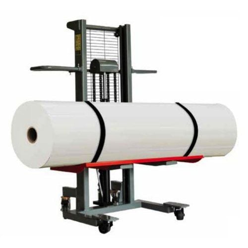Foster On-a-Roll Lifter Jumbo designed for handling large rolls of material efficiently and safely.