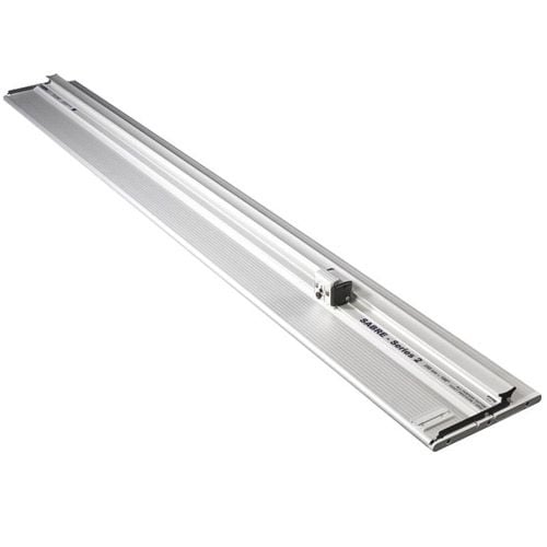 A Keencut 120 Sabre 2 General Purpose Cutter, featuring a long, sleek aluminum body with a sliding blade mechanism for precise cutting. A Keencut 120 Sabre 2 General Purpose Cutter, featuring a long, sleek aluminum body with a sliding blade mechanism for precise cutting.