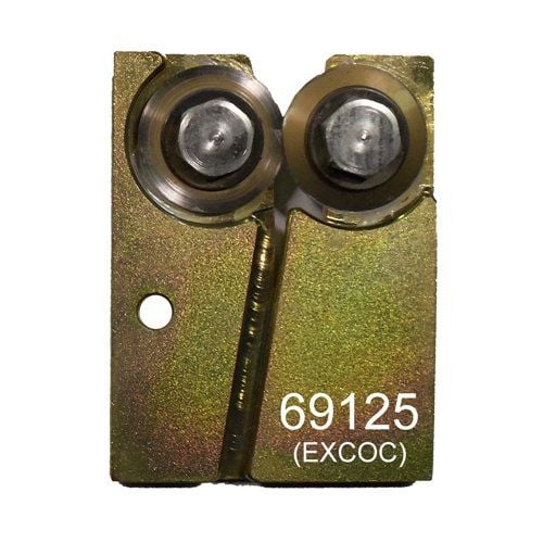 Keencut Composite Twin Wheel Cutter Head for Excalibur 5000 and 1000x Cutters, featuring dual circular blades on a durable metal housing.