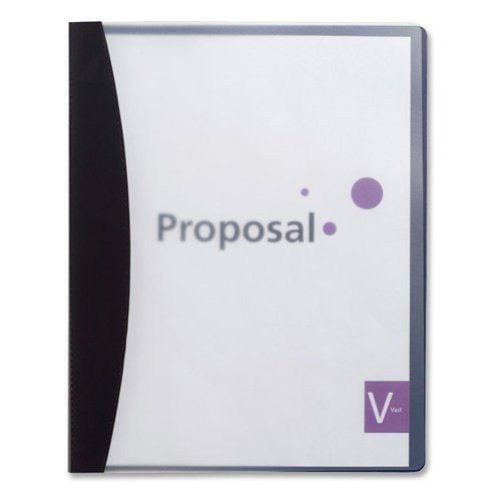 GBC Impact Black Hidden Swing Clip Report Cover - W21533 Image 1