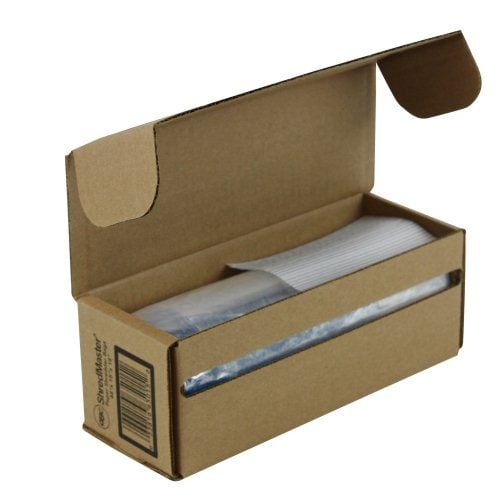 Open box of GBC Shredmaster Shredder Bags for 3000 - 4000 Series, showing partially visible bags inside.