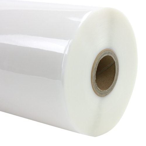 A roll of GBC Ultima 65 Standard Laminating Film with a smooth, glossy finish.