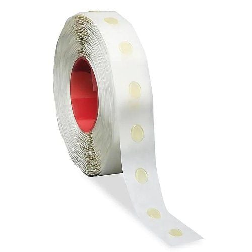 Glue Dots Dot Shot Pro Refill - 1/2" High-Profile Super Tack (400/Roll) Image 1