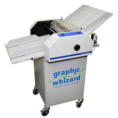 Graphic Whizard FinishMaster 100 Perforate Score and Slit Machine and Accessories designed for precise print finishing solutions.
