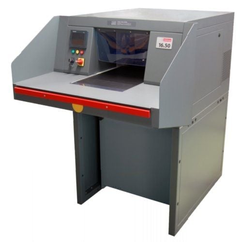 The Intimus 16.50 Smartshred 6mm x 50mm Level P-3 Industrial Cross-Cut Shredder, a robust and efficient machine designed for high-volume shredding tasks.