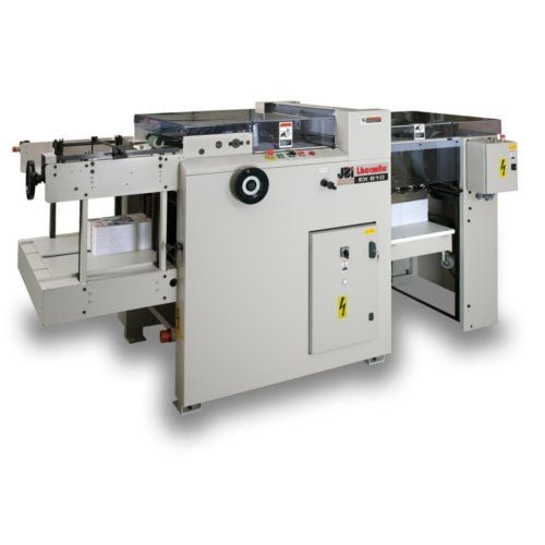 A James Burn Lhermite EX610 Automatic Punch machine used for precise paper punching in industrial settings.