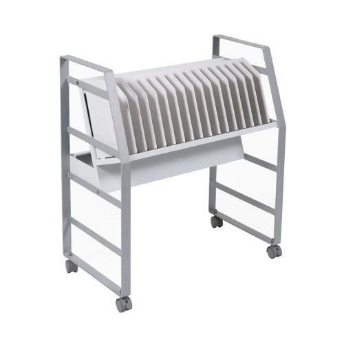 The Luxor 16 Tablet/Chromebook Open Charging Cart provides a streamlined solution for charging and storing multiple devices, perfect for classrooms and collaborative workspaces.
