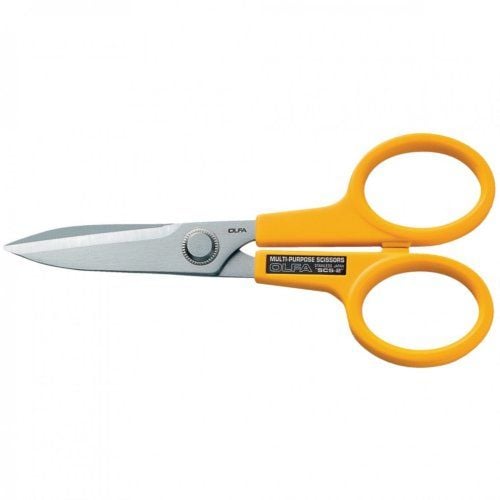 OLFA SCS-2 7" Stainless Steel Serrated Edge Scissors Image 1