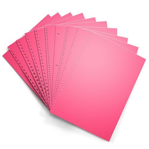Plasma Pink Astrobrights 24lb Punched Binding Paper Image 1