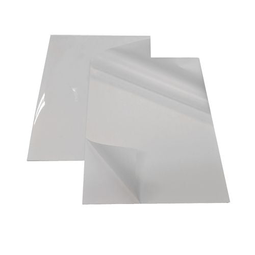 White 24" x 36" Clear Gloss Gator Pouch Boards - 10pk Image 1