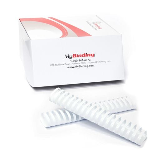 2 Inch White Plastic Binding Combs - 50pk Image 6