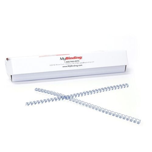 Blue 1/4 Inch 3:1 Pitch Twin Loop Wire - 100pk Image 6