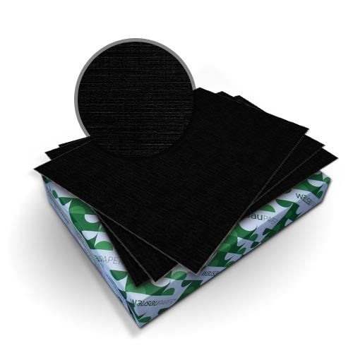 Royal Linen Eclipse Black 11 Inch x 17 Inch 80lb Covers - 50pk Image 1 Royal Linen Eclipse Black 11 Inch x 17 Inch 80lb Covers - 50pk Image 1