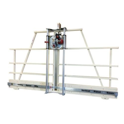 Safety Speed H4 Full-Sized 50" Vertical Panel Saw designed for precise, space-saving cutting of large panels. Safety Speed H4 Full-Sized 50" Vertical Panel Saw designed for precise, space-saving cutting of large panels.