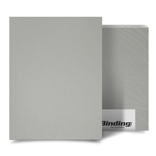Light Gray 16mil Sand Poly 9 Inch x 11 Inch Binding Covers - 25pk Image 1