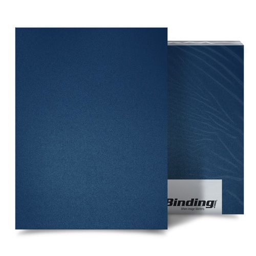 Navy 12mil Sand Poly Binding Covers, showcasing a textured, durable cover ideal for protecting and presenting documents.