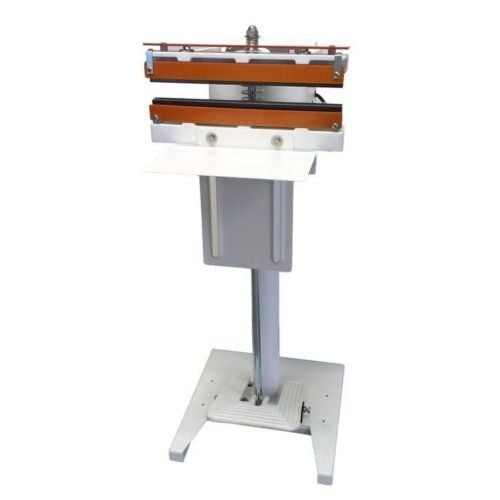 SealerSales W-300DTS 12" Direct Heat Foot-Operated Sealer w/ PTFE Coated Serrated Seal Image 1