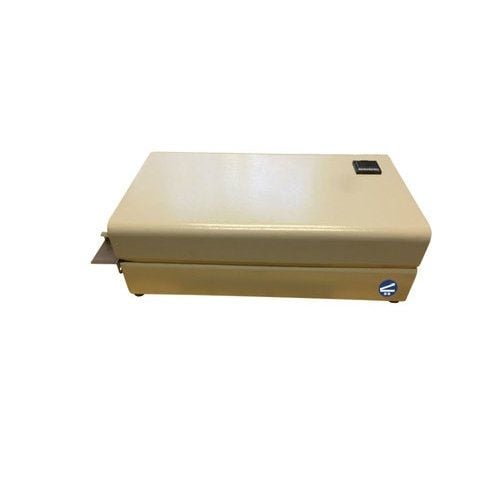 The SealerSales HRS-255 Rotary Band Sealer is a compact, beige-colored sealing machine designed for industrial use, featuring a simple control panel and a small logo on the side.
