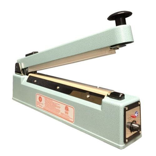 SealerSales KF-300HC 12" Hand Impulse Sealer w/ Sliding Cutter (2mm Seal Width) Image 1