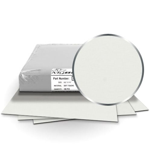 Touche White 8.75 Inch x 11.25 Inch Soft Touch Covers (24pt) - 25pk Image 1