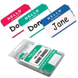 Buy C-Line Hello Pressure Sensitive Peel & Stick Name Badge Buy C-Line Hello Pressure Sensitive Peel & Stick Name Badge