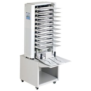 FC 10 Automatic 10-Bin Friction Collator and Accessories, designed for high-speed and efficient multi-bin document collation in professional settings.