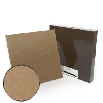 10" x 10" Chipboard Covers, featuring a sturdy brown cardboard material ideal for document binding or crafting projects.