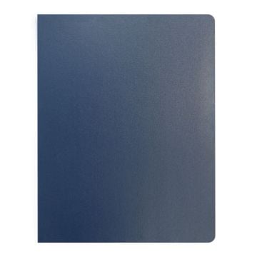 Royal Blue/Navy 8.75" x 11.25" Regency Leatherette Vinyl Covers with a smooth, textured surface and rounded corners, displaying a sleek and professional appearance.