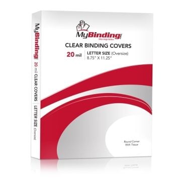 20mil Mega Heavy Duty 8.75 Inch x 11.25 Inch Clear Covers - 100pk Image 1