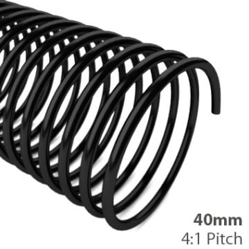 40mm 4:1 Pitch Spiral Binding Coil