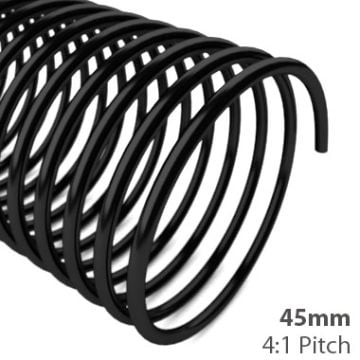45mm 4:1 Pitch Spiral Binding Coil