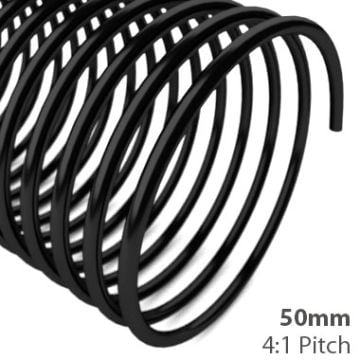 50mm 4:1 Pitch Spiral Binding Coil