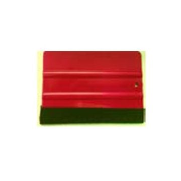 5" Squeegee with felt edge for applying window clings and decals.