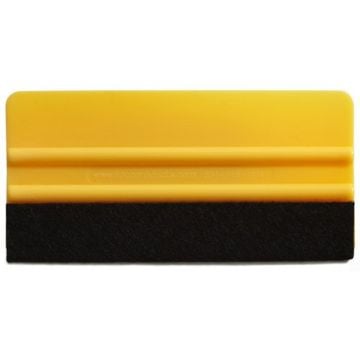 4" Plastic with Felt Squeegee Image 1