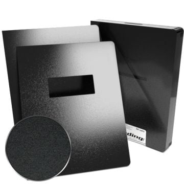 8.75" x 11.25" Sand Poly 35mil  Binding Covers with Windows Image 1