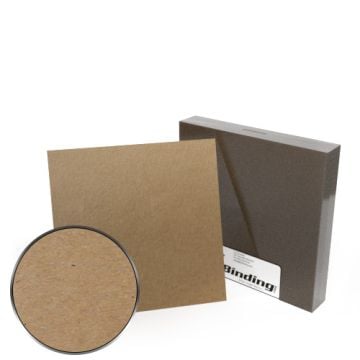 8" x 8" Chipboard Covers, showing a sturdy, brown cardboard-like material, used for bookbinding and craft projects.